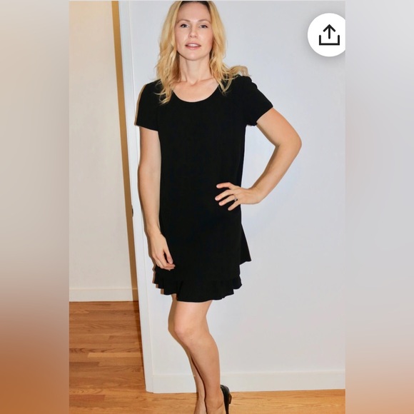 Liz Claiborne Dresses, The Little Black Dress, Short Sleeve, 3 Layer Hem, SZ 08 - Picture 3 of 15